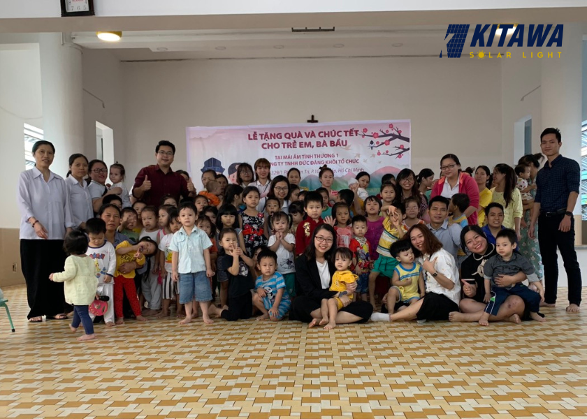 Kitawa tổ chức từ thiện tại chùa Diệu Pháp