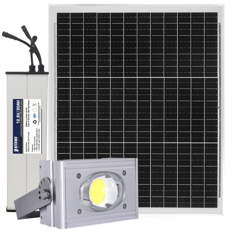 đèn pha COB năng lượng mặt trời 40W CT.DP02.40