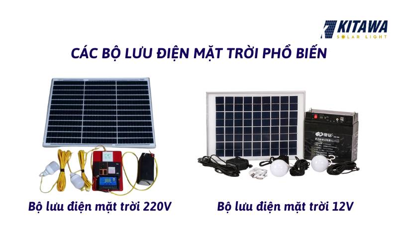 Một số bộ lưu điện mặt trời phổ biến