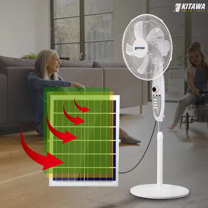Quạt đứng năng lượng mặt trời 30W - KQ11.30