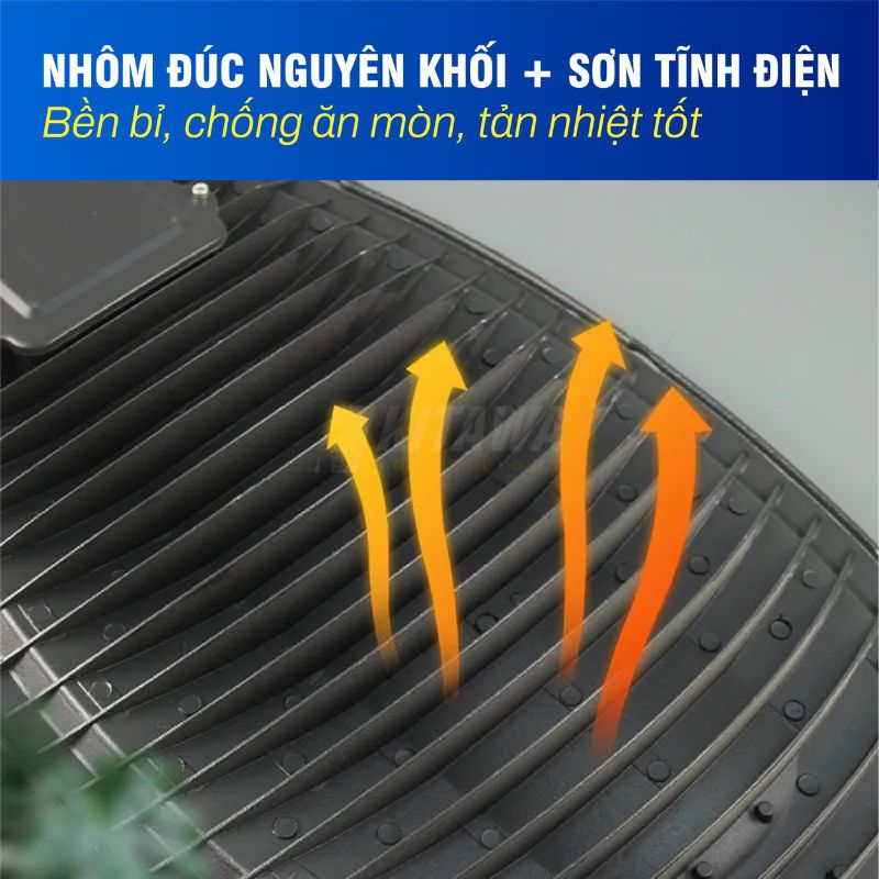 Đèn đường chiếc lá điện 150W AC.CL01.150