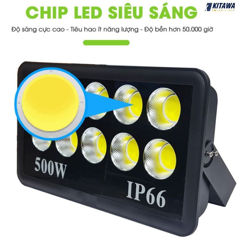 Đèn pha LED điện 500W chống chói AC.DP01.500
