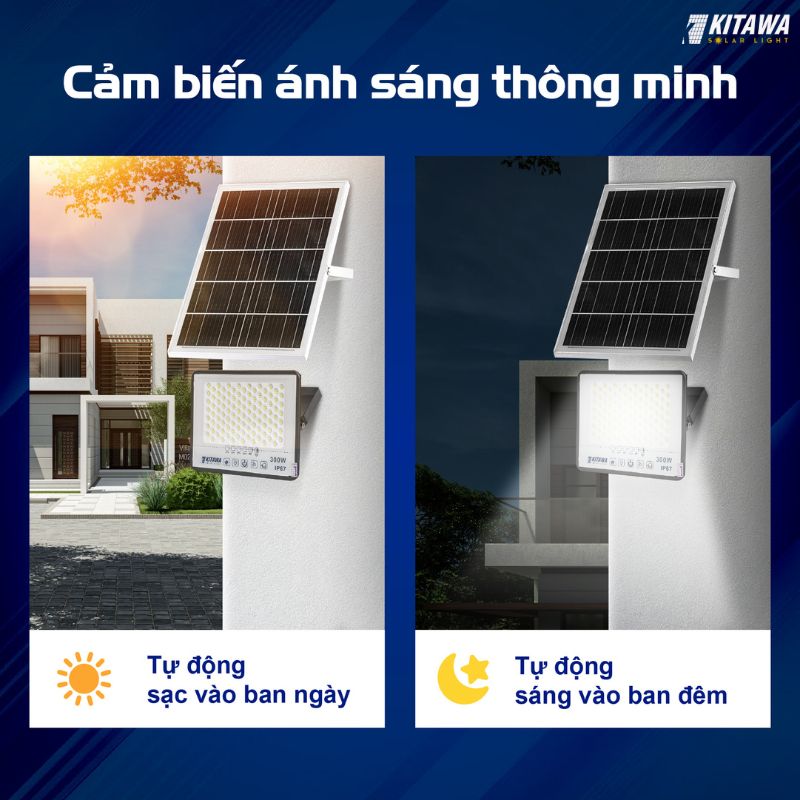 đèn pha năng lượng mặt trời chống chói 200w