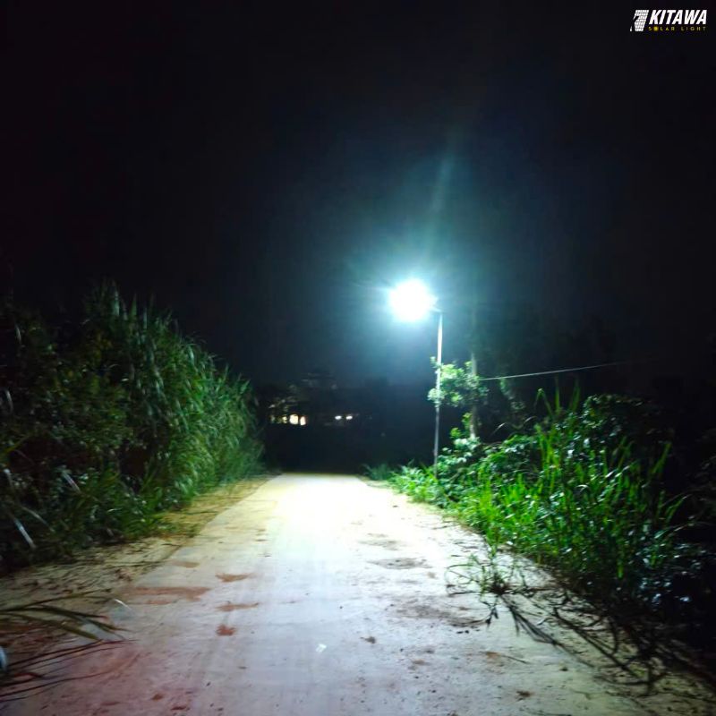 lắp đặt đèn năng lượng mặt trời cho tuyến đường xóm tại Lâm Đồng
