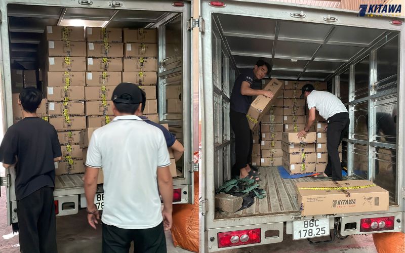 giao đèn đường năng lượng 300W cho UBND xã Vĩnh Lợi, Sóc Trăng