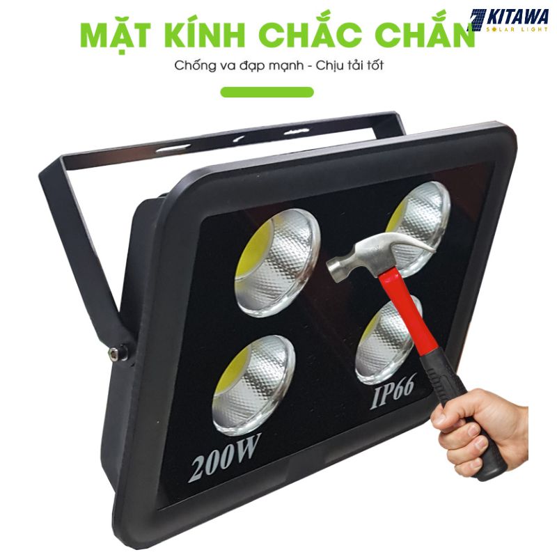 Đèn pha LED điện 200W chống chói AC.DP01.200