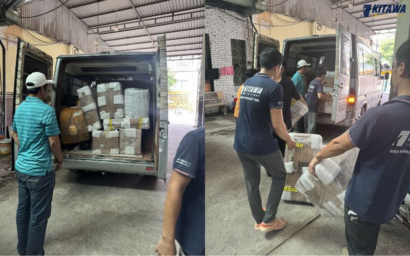 giao 300 đèn năng lượng mặt trời cho xí nghiệp