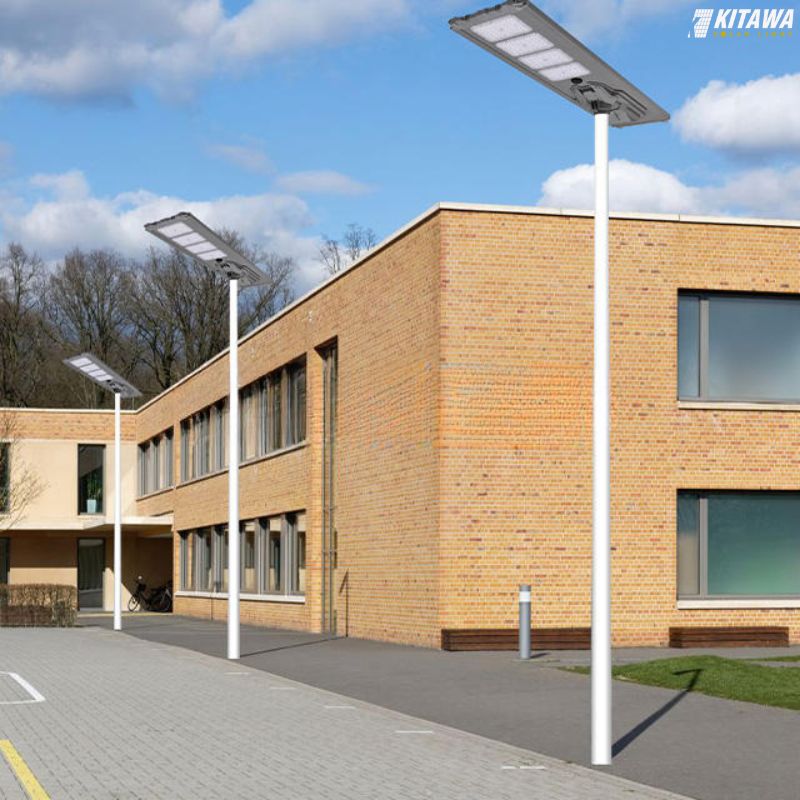 đèn liền thể công trình năng lượng mặt trời 100W