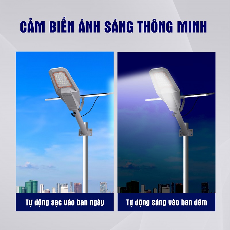 Đèn đường phi thuyền năng lượng mặt trời 300W PT3300