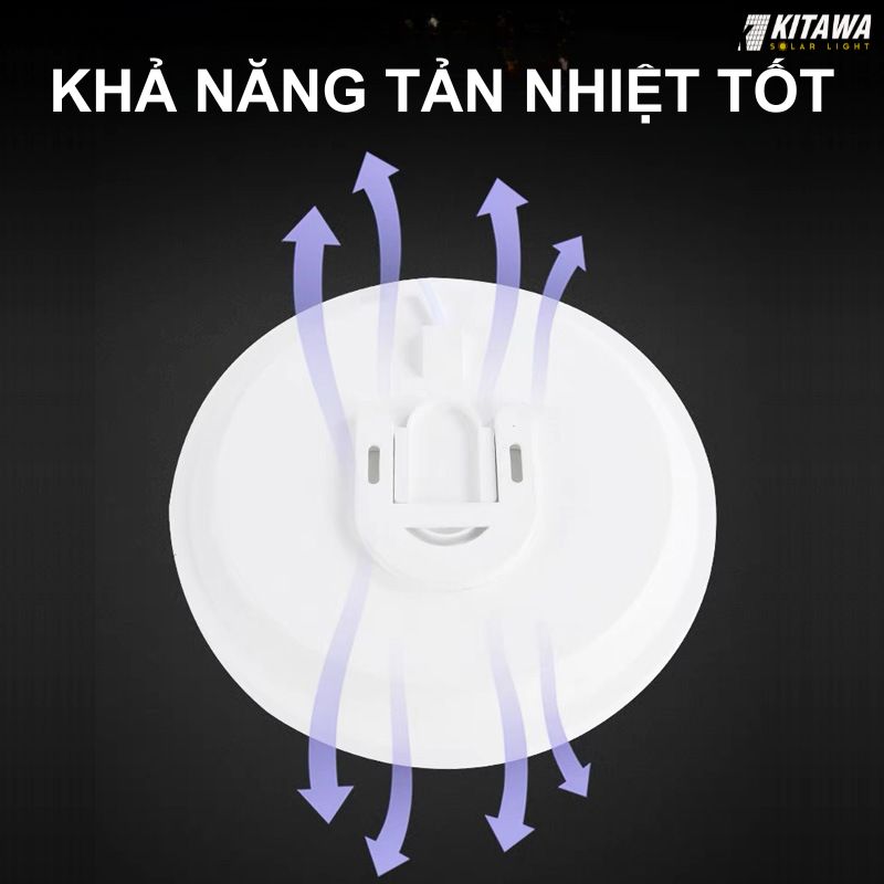 Đèn ốp trần năng lượng mặt trời 220W