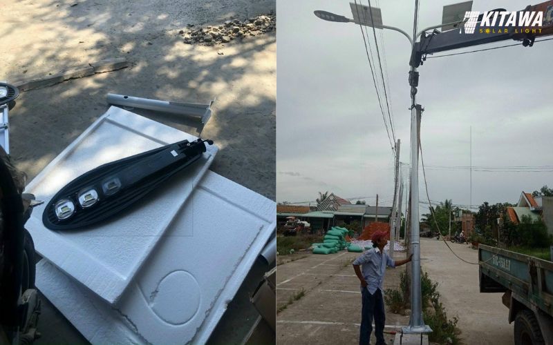 KITAWA lắp đặt 200 đèn năng lượng mặt trời cho công trình tại Bình Thuận