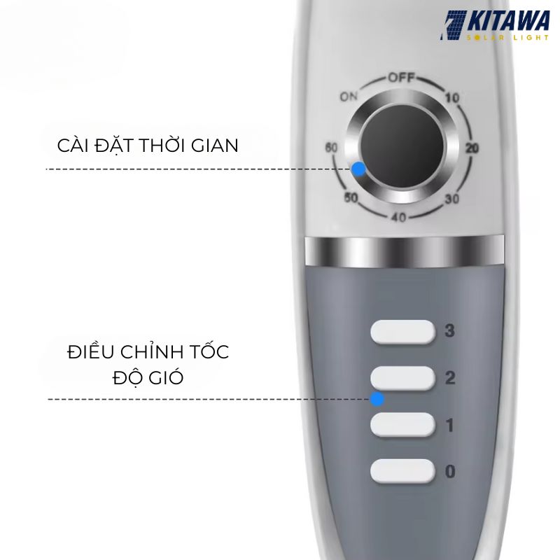 Quạt đứng năng lượng mặt trời 30W - KQ11.30