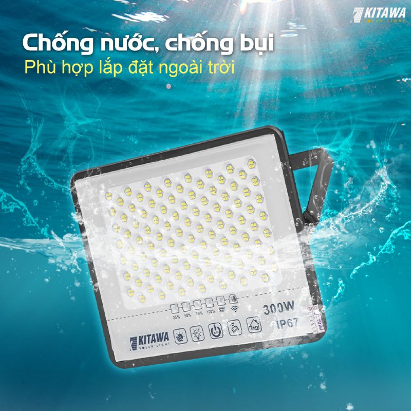 đèn pha năng lượng mặt trời chống chói 200w