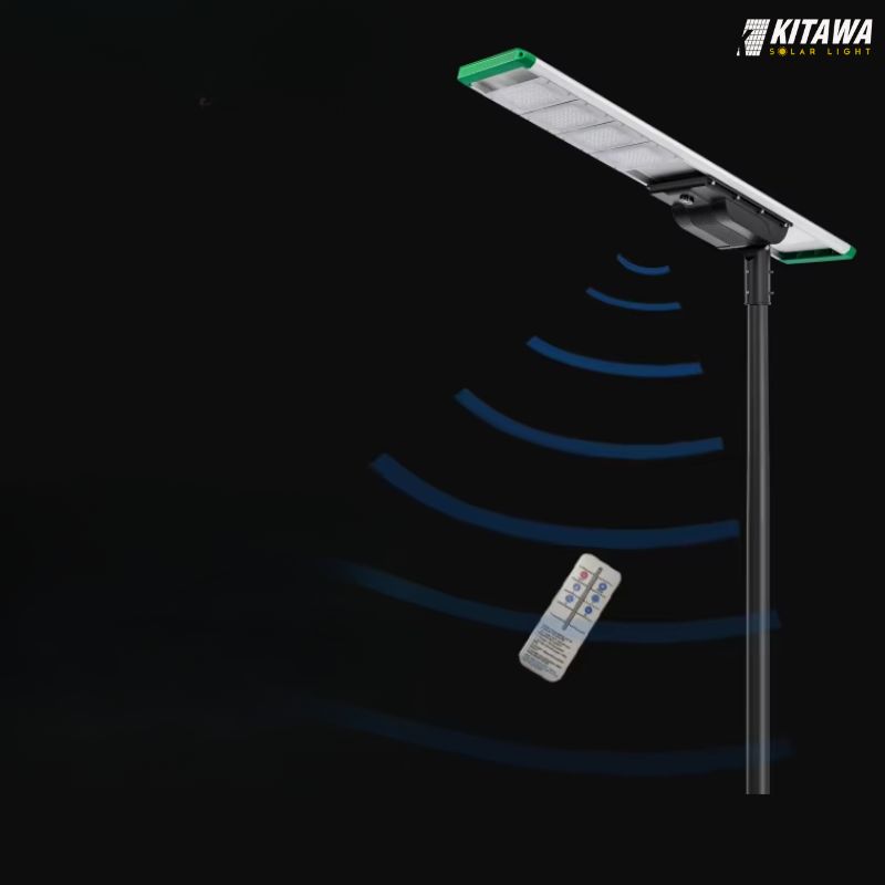 đèn liền thể công trình năng lượng mặt trời 100W