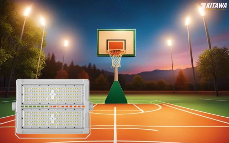 Báo giá đèn pha điện cho sân bóng rổ
