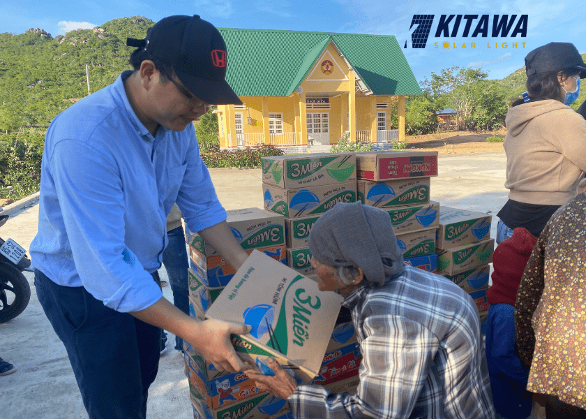 Kitawa tổ chức từ thiện ở Ninh Thuận