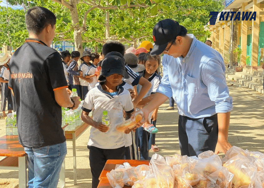 Kitawa tổ chức từ thiện ở Ninh Thuận