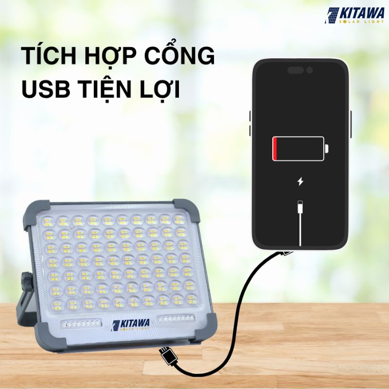 đèn cầm tay năng lượng mặt trời 50w