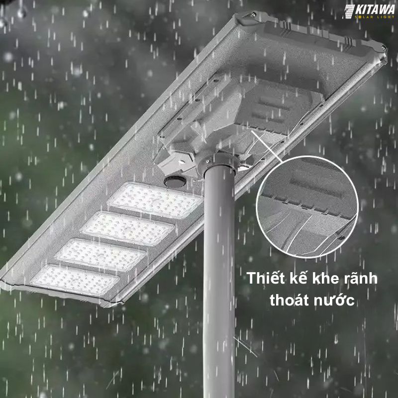 đèn liền thể công trình năng lượng mặt trời 100W