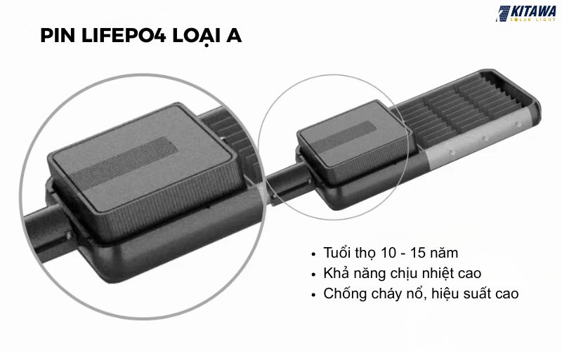 đèn đường công trình năng lượng mặt trời 100w