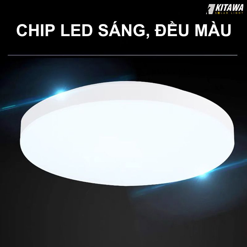 Đèn ốp trần năng lượng mặt trời 220W