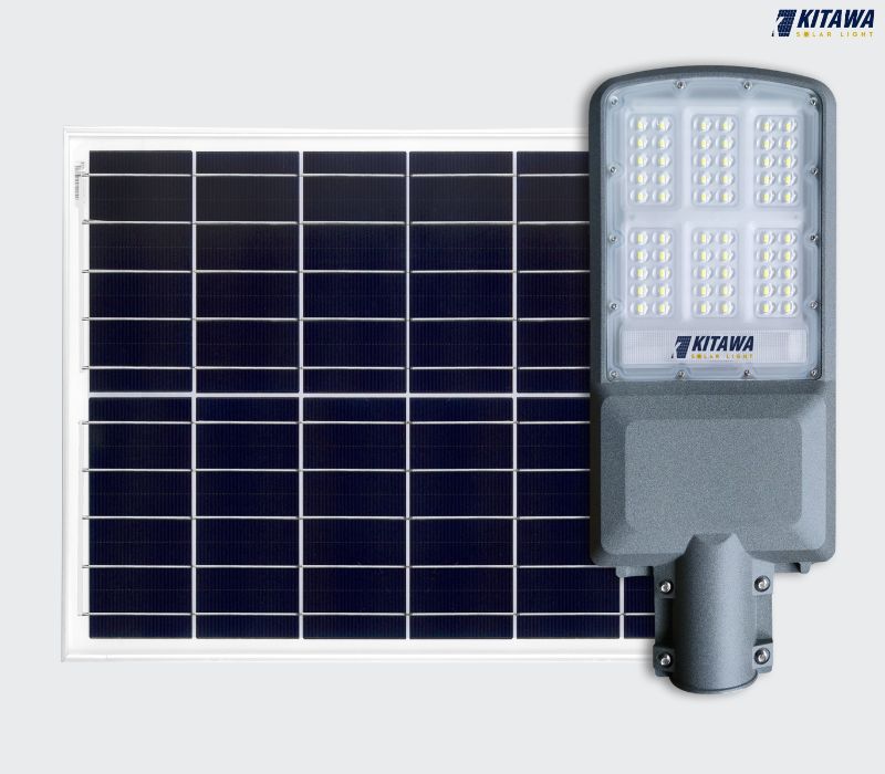 đèn đường bàn chải năng lượng mặt trời 400w