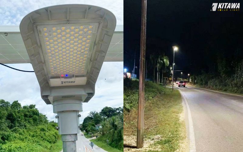 Lắp đặt đèn năng lượng mặt trời cho đường quê tại Bình Thuận