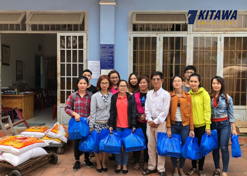 Kitawa tổ chức từ thiện tại chùa Diệu Pháp