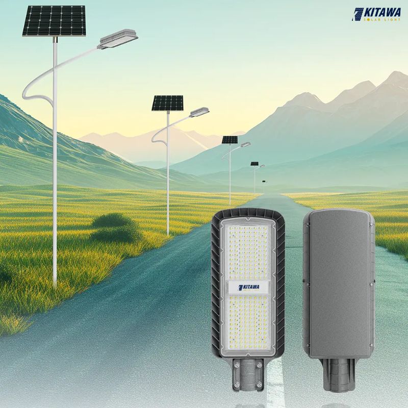 đèn đường năng lượng mặt trời 60W siêu sáng