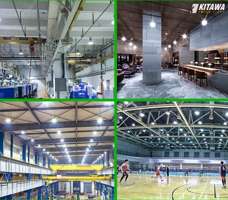 ứng dụng đèn led điện ufo 100w