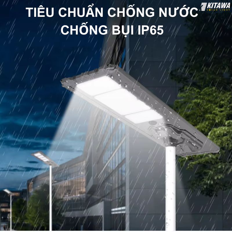 đèn liền thể công trình năng lượng mặt trời 100W