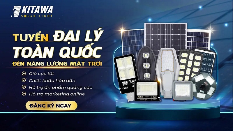 tuyển đại lý đèn năng lượng mặt trời