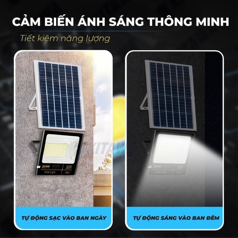 đèn pha năng lượng mặt trời 300w