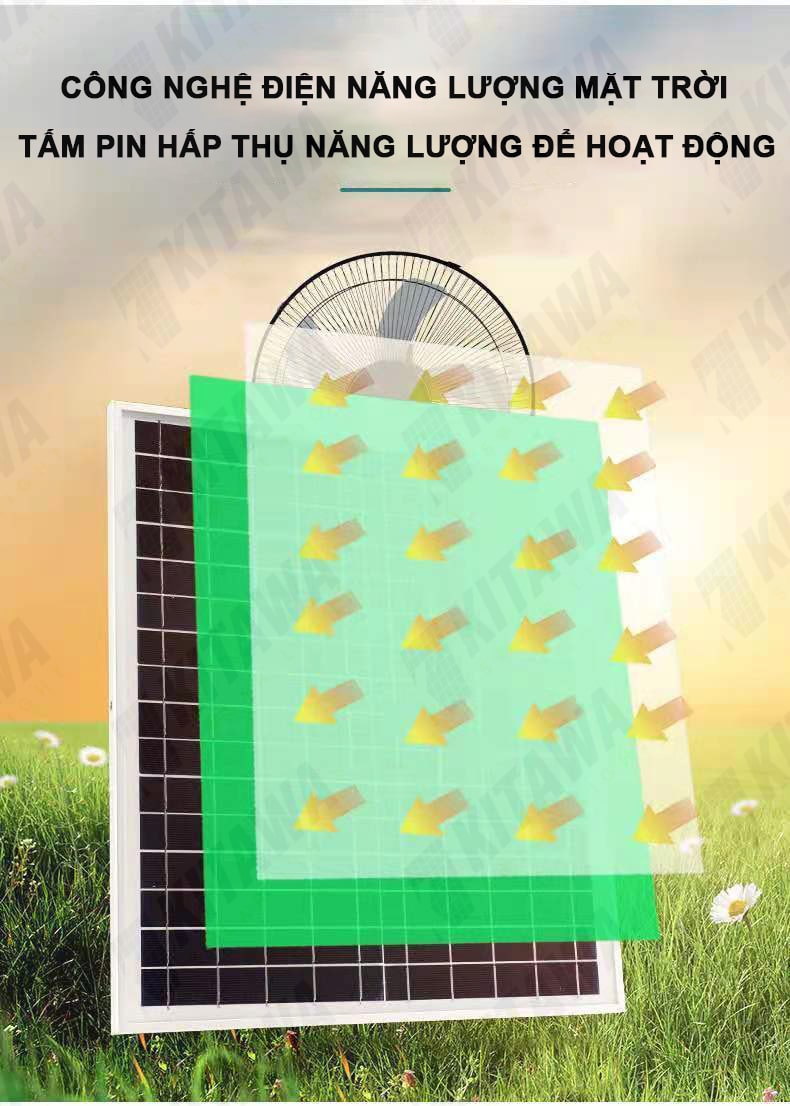 Quạt năng lượng mặt trời