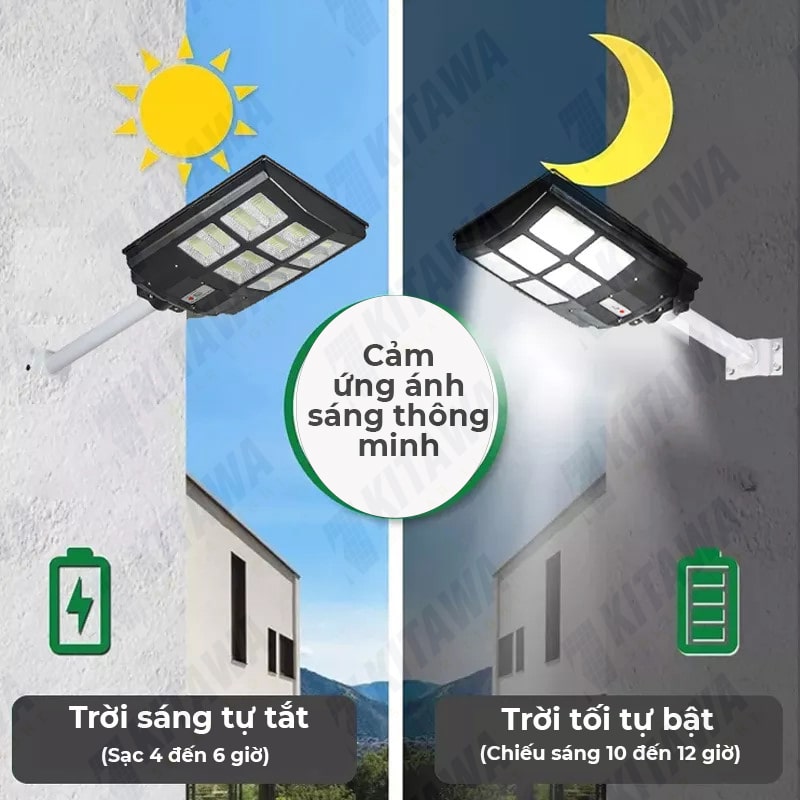 Đèn năng lượng mặt trời liền thể Kitawa