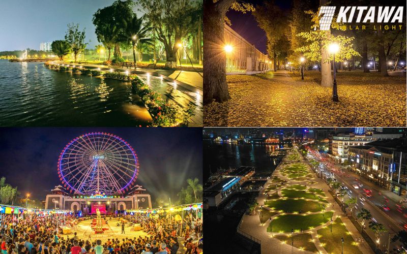 Xác định chủ đề và phong cách cho công viên để chọn đèn pha LED phù hợp