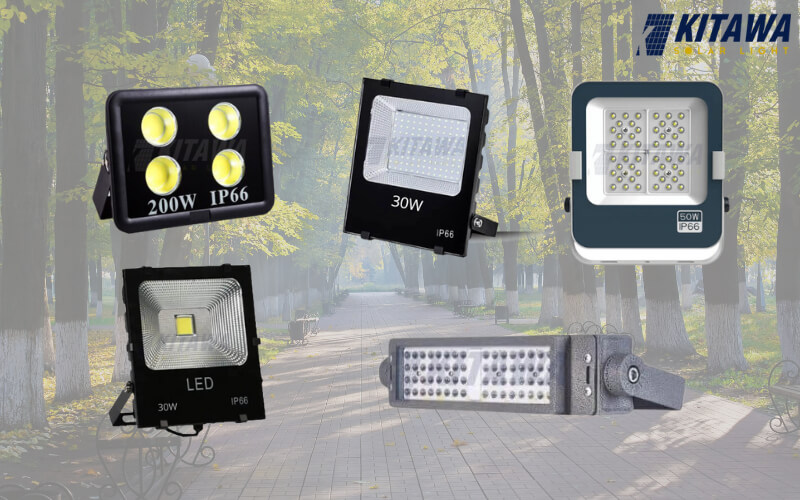 Một số loại đèn pha LED chiếu sáng khuôn viên công viên