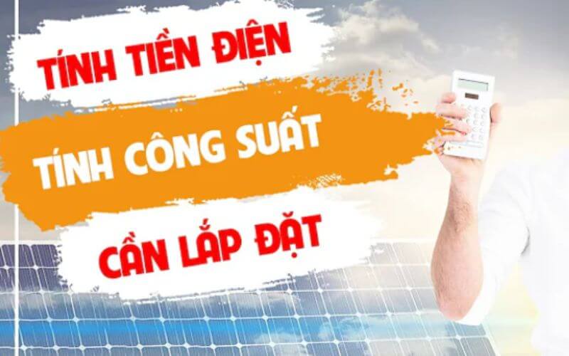 Cách tính công suất điện mặt trời áp mái