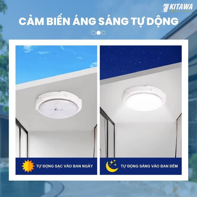 Cách lắp đèn năng lượng mặt trời ốp trần chi tiết từng bước