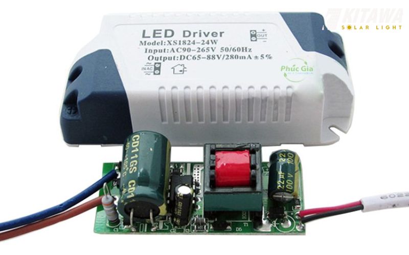 Cấu tạo bộ đổi nguồn đèn LED