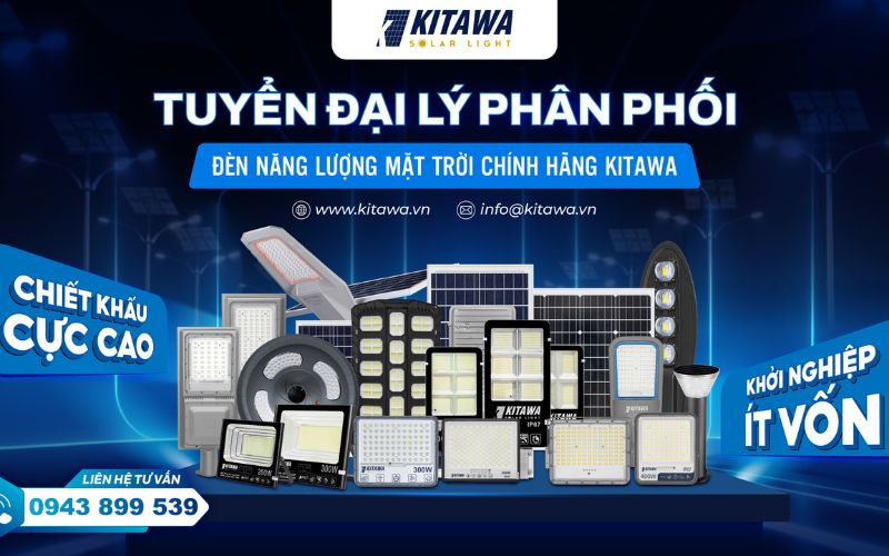 KITAWA mở rộng hệ thống đối tác phân phối đèn năng lượng mặt trời