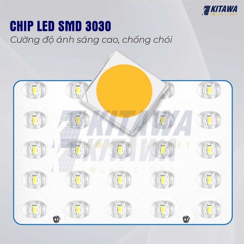 Chip LED có độ bền màu vượt trội, đảm bảo ánh sáng ổn định lâu dài