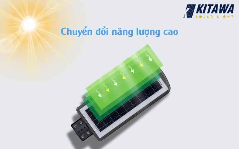 Đảm bảo đèn được sạc đủ thời gian dưới ánh sáng mặt trời