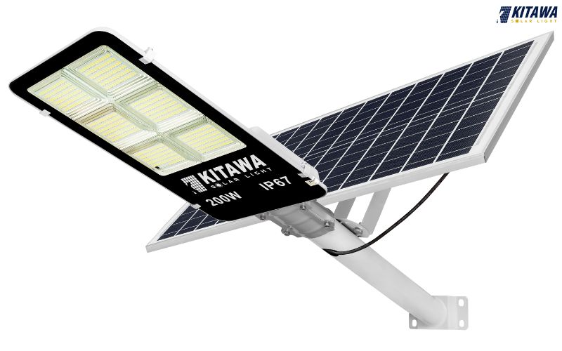 đèn đường năng lượng mặt trời 200w