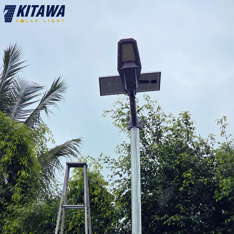 Khu vực hệ thống chiếu sáng năng lượng mặt trời tại Sun Dalat