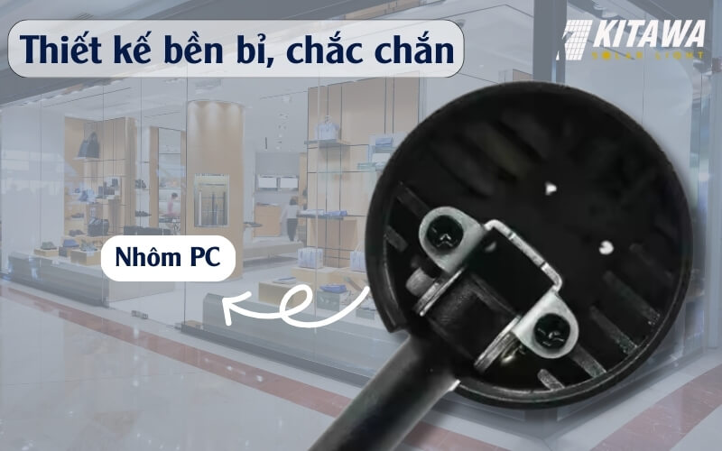 Đèn LED rọi ray với thiết kế nhôm chắc chắn