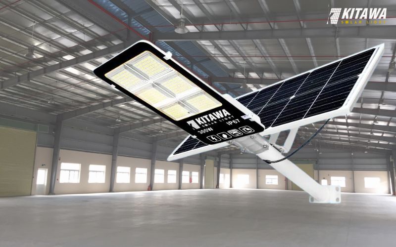 đèn đường năng lượng mặt trời 300w