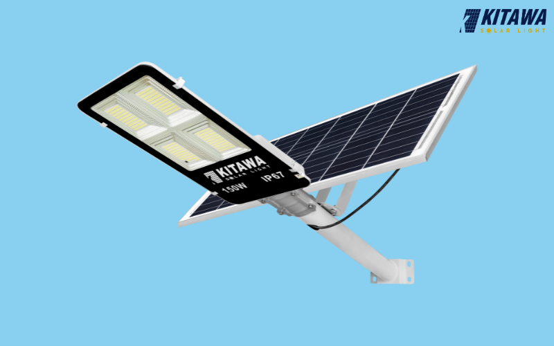 Đèn bàn chải năng lượng mặt trời 150W