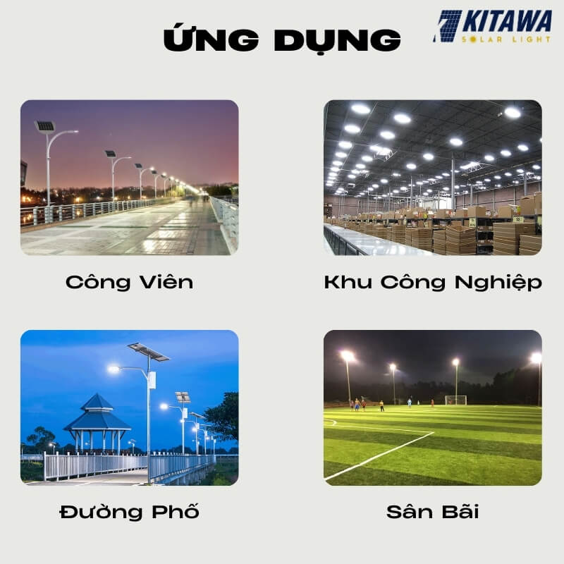 Đèn năng lượng mặt trời có tính ứng dụng cao