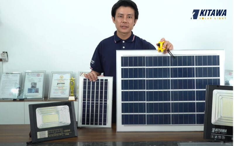 Cách lắp đèn năng lượng mặt trời 500W